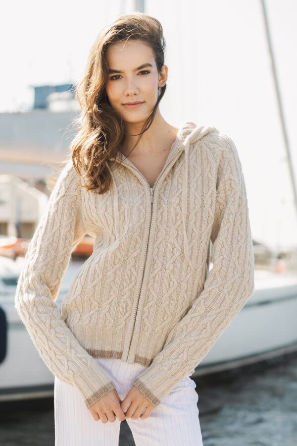 Cardigan Kap Mann Light Beige