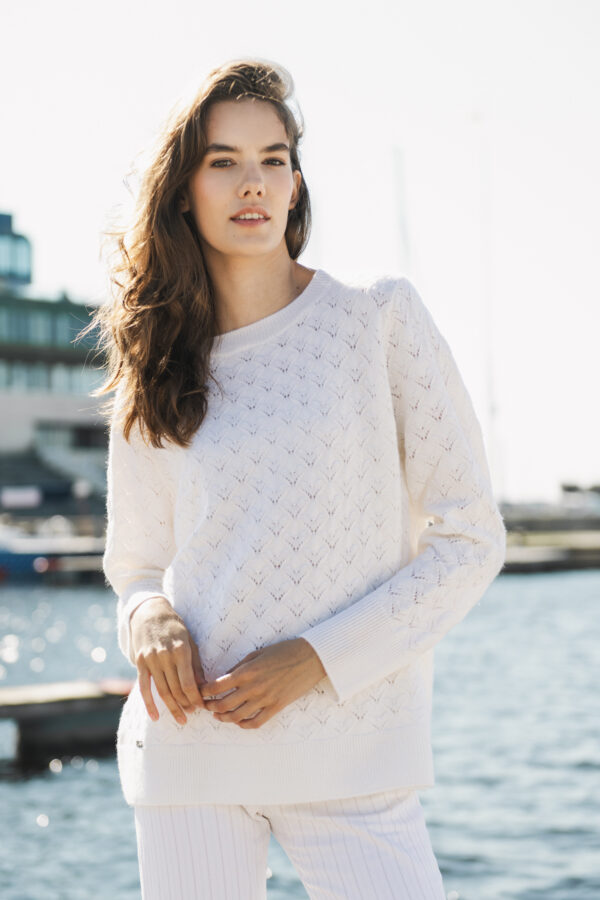 Pointelle sweater Matilde